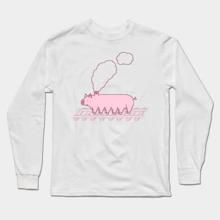 Piggy train Long Sleeve T-Shirt